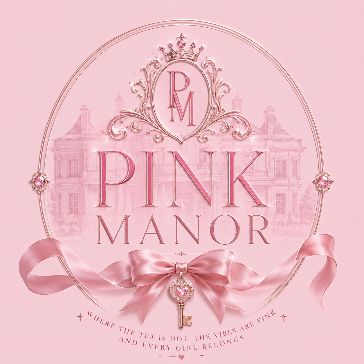 Pink Manor crest